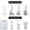 silver toilet roll holder