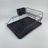Zhaosheng Hardware - 2 Tier Dish Drying Rack Dish Drainer, Black