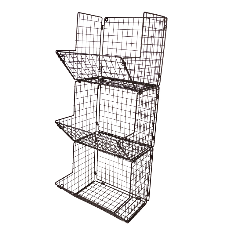 Zhaosheng Hardware - Metal Wire Basket Kitchen Storage Bin Pantry Organizer Hanging Fruit Basket