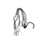 Zhaosheng Hardware - Green Hanging Flower Basket Outdoor Porch Pots Hanger Home Garden Wire Hanging Basket Planter