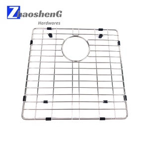 Custom Stainless Steel Wire Bottom Grid Kitchen Sink Protector