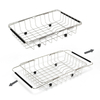 Expandable Wire Rinse Basket over The Sink Made of Stainless Steel for Farmhouse Sinks