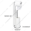 polished nickel paper towel holder