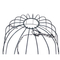 Zhaosheng Hardware - Green Hanging Flower Basket Outdoor Porch Pots Hanger Home Garden Wire Hanging Basket Planter
