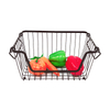 Zhaosheng Hardware - 3 Tier Stackable Pantry Baskets Wire Fruit Basket Metal Storage Organizer Bin Basket with Handle