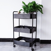 rolling shelf cart