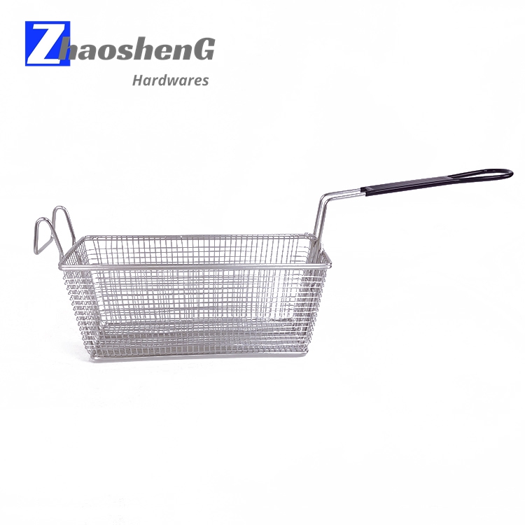 9 Gallon Deep Fry Basket Stainless Steel Chips Fryer Basket with Foldable Handle