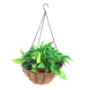 artificial flowering hanging baskets