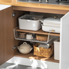 Zhaosheng Hardware - Under Shelf Basket Wire Laundry Wardrobes Bathroom Cabinet Hanging Storage Baskets