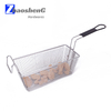 9 Gallon Deep Fry Basket Stainless Steel Chips Fryer Basket with Foldable Handle
