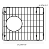 Custom Black Sink Bottom Grid for Protecting Kitchen Stainless Steel Sink