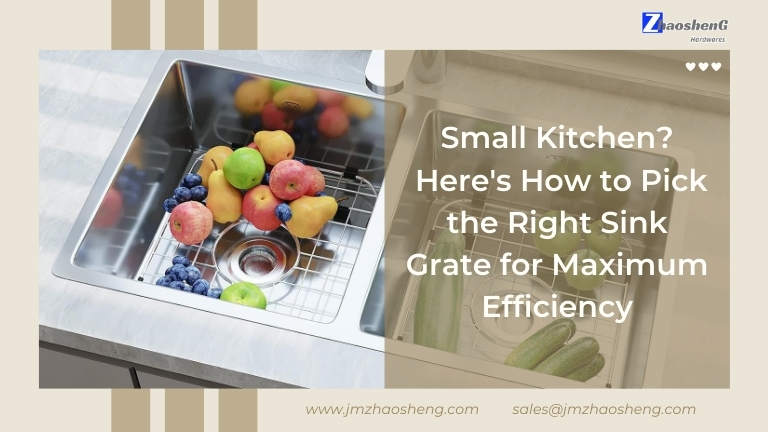 Small Kitchen Here's How To Pick The Right Sink Grate for Maximum Efficiency