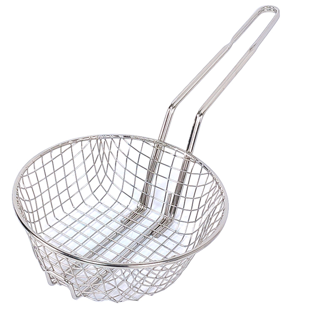 fry basket fits inside cast iron skillet