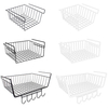 Zhaosheng Hardware - Under Shelf Basket Wire Laundry Wardrobes Bathroom Cabinet Hanging Storage Baskets