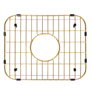 Kitchen Sink Bottom Grid - Gold Stainless Steel 304 Sink Protector SG-1020-HH