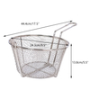 fry basket round deep