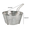 stainless steel basket air fryer