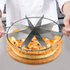Stainless Steel 8 Slice Pie Maker And Cutter Press Round Cake Server