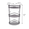 bathroom shelf with hooks