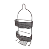 Zhaosheng - Over Shower Head Bathroom Storage Rack Iron 3 Tier Shower Caddy With 2 Hooks