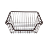 Zhaosheng Hardware - 3 Tier Stackable Pantry Baskets Wire Fruit Basket Metal Storage Organizer Bin Basket with Handle