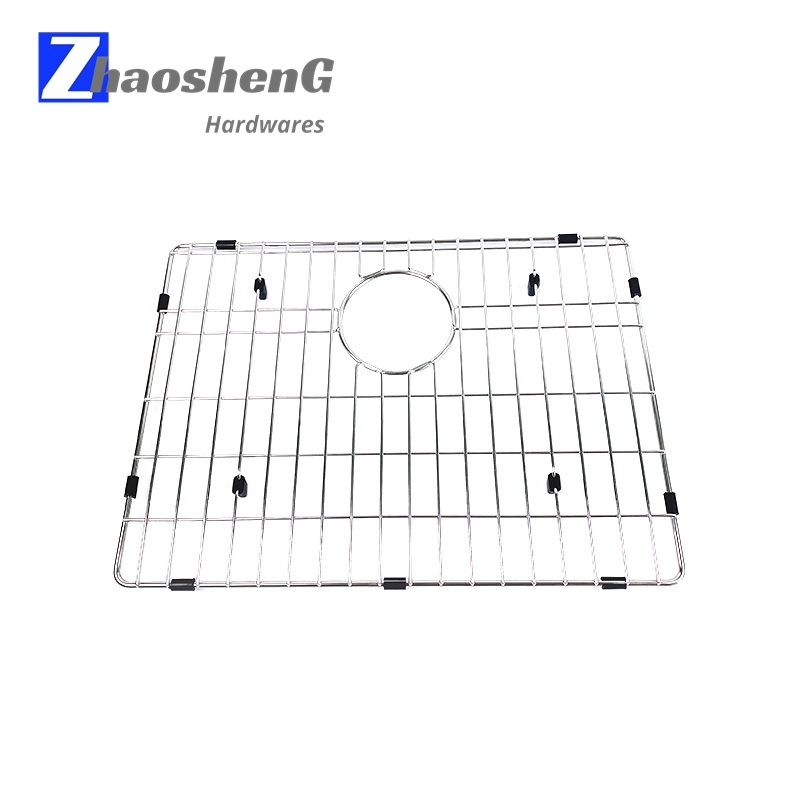 Stainless Steel Sink Grate 20" X 14.6" for Single Bowl Sink with Rear Drain Hole