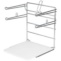 Zhaosheng Hardware - Supermarket Chrome T-Shirt Bag Rack Shopping Bag Dispenser Grocery Plastic Bag Holders