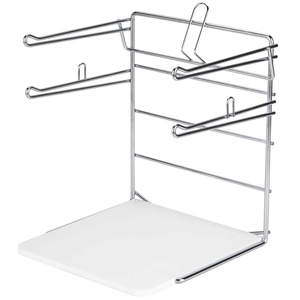 Zhaosheng Hardware - Supermarket Chrome T-Shirt Bag Rack Shopping Bag Dispenser Grocery Plastic Bag Holders