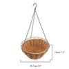 artificial flowering hanging baskets