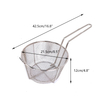 10 inch round fry basket