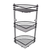 bathroom shelf with hooks