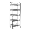 4 Tier Wire Mesh Storage Cart/Utility Trolley Cart