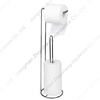 polished nickel paper towel holder