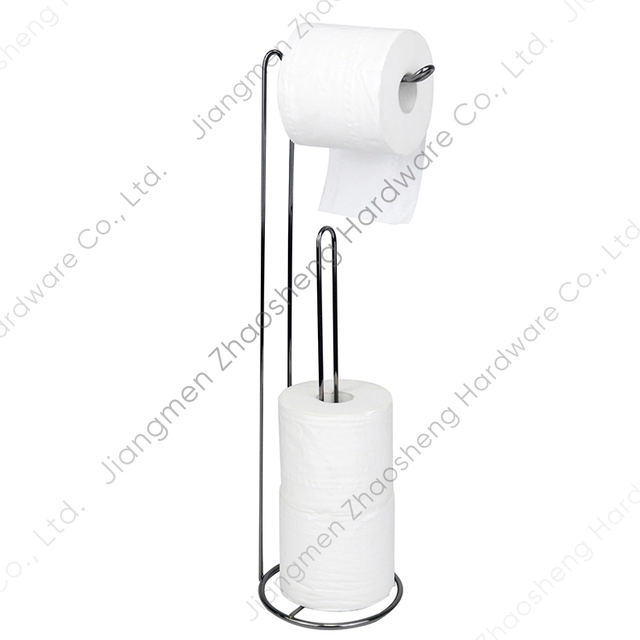 polished nickel paper towel holder