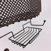 Zhaosheng - Over Shower Head Bathroom Storage Rack Iron 3 Tier Shower Caddy With 2 Hooks
