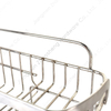 Zhaosheng - Metal Wire Bathroom Shelf Wall Mounted Bathroom Storage Rack Adhesive Shower Caddy