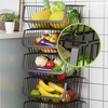 wire basket storage drawers