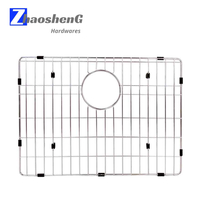 Stainless Steel Sink Grate 20" X 14.6" for Single Bowl Sink with Rear Drain Hole