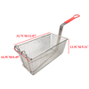 stainless steel air fryer basket no teflon