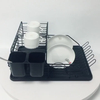 Zhaosheng Hardware - 2 Tier Dish Drying Rack Dish Drainer, Black