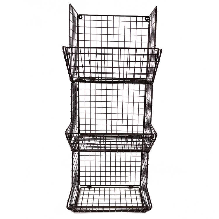 Zhaosheng Hardware - Metal Wire Basket Kitchen Storage Bin Pantry Organizer Hanging Fruit Basket