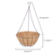 Zhaosheng Hardware - Green Hanging Flower Basket Outdoor Porch Pots Hanger Home Garden Wire Hanging Basket Planter