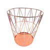 wire basket with wood lid