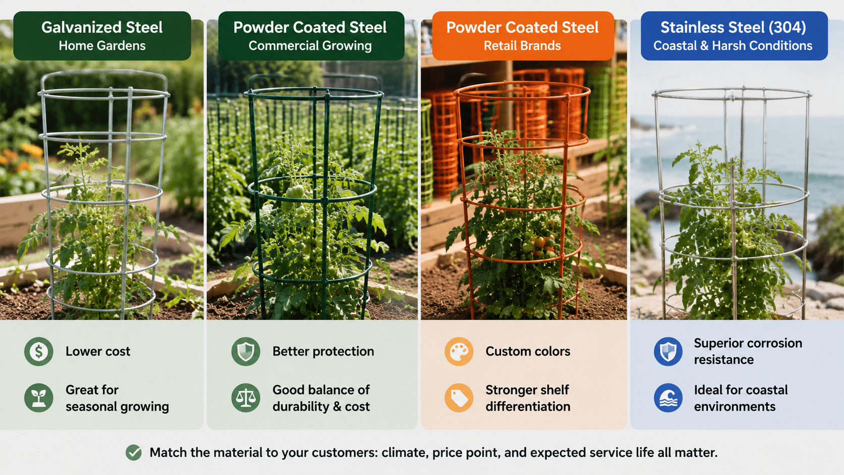 custom tomato cage