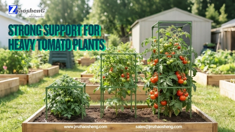 Metal Tomato Cages: A Durable Solution for Supporting Heavy Tomato Plants