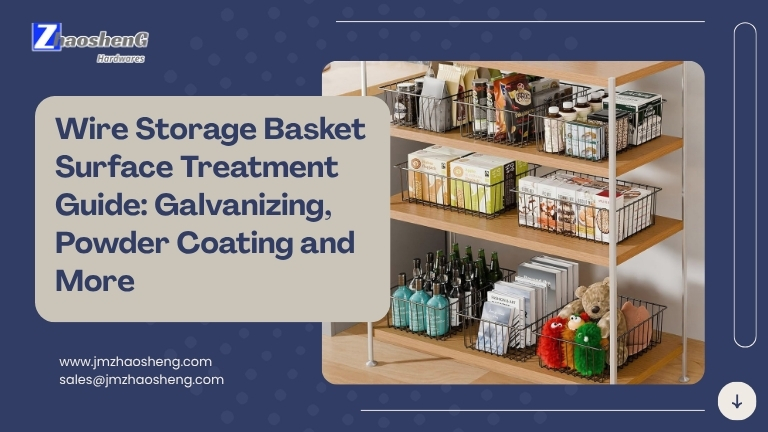 Wire Storage Basket Surface Treatment Guide: Galvanizing, Powder Coating and More