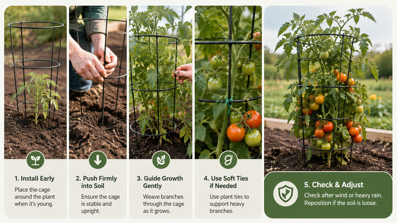 custom tomato cage