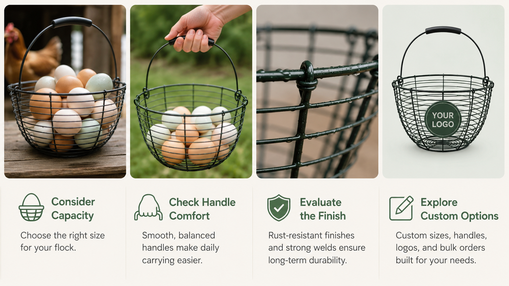 wire baskets