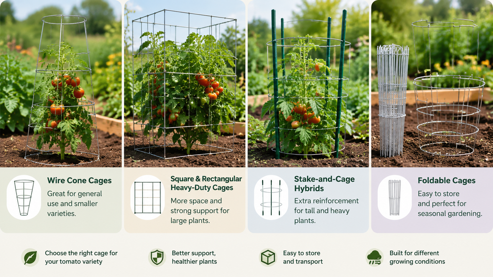 custom tomato supports