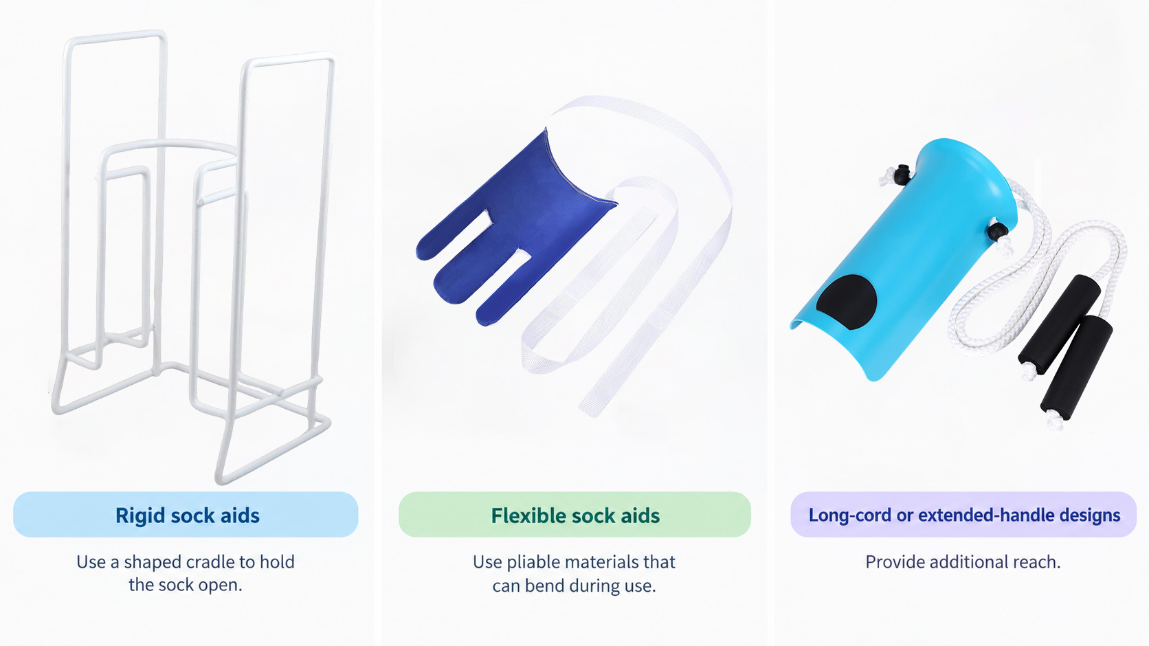 types of Sock Aids